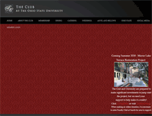 Tablet Screenshot of ohio-statefacultyclub.com